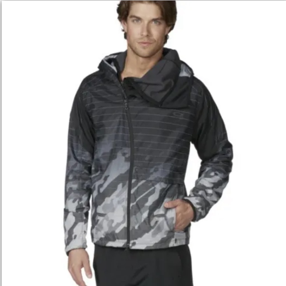 OAKLEY 3N1 Camo Jacket Jet Black & Hoodie~XL